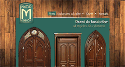Desktop Screenshot of mazur-drzwi.pl