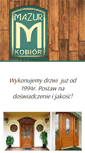 Mobile Screenshot of mazur-drzwi.pl
